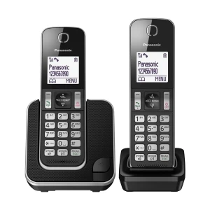 Panasonic KX-TGD312 Cordless Black Phone Set