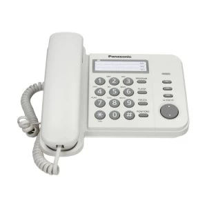 Panasonic KX-TS520MXW Corded White Phone Set
