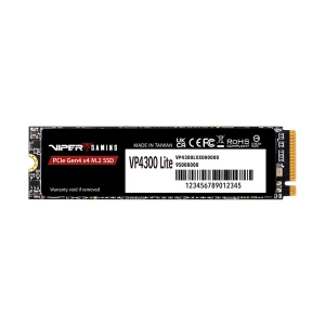 Patriot VP4300 2TB M.2 2280 NVMe PCIe Gen4x4 SSD with Black Heatsink #VP4300-2TBM28H