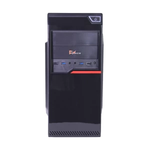 PC Power 180F Mid Tower Black ATX Desktop Case with Standard PSU