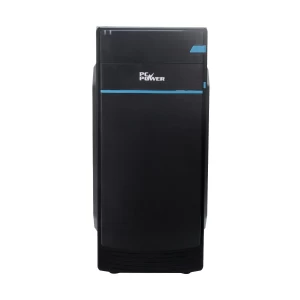 PC Power 180I Mid Tower Black Desktop Case with Standard PSU (Dual USB 2.0)