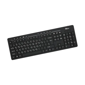 Pc Power 602 Wired Black Standard Office Keyboard with Bangla