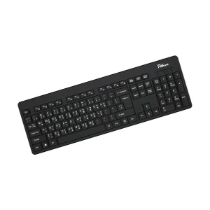 Pc Power 604 Wired Black Standard Office Keyboard with Bangla