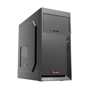 PC Power PC402 Mini Tower Black Micro-ATX Desktop Casing with Standard PSU