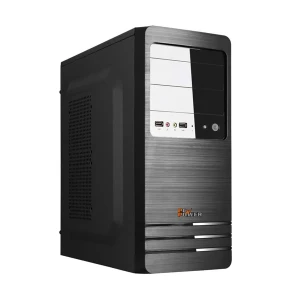 PC Power PG-101 Mid Tower Black ATX Desktop Casing with Standard PSU