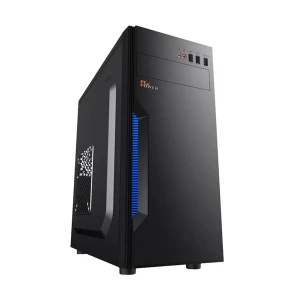 PC Power PG-104 Mid Tower Black ATX Desktop Casing with Standard PSU