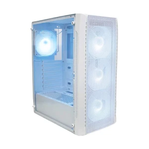 PC Power PG-200 Snow White Mid Tower ATX Gaming Desktop Casing