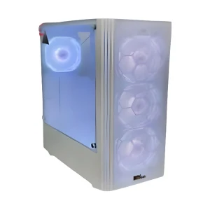 PC Power PG-GC2302 WH Mesh Mid Tower White ATX Gaming Desktop Case