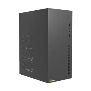 PC Power Pro Box V7 Mid Tower Black Micro-ATX Desktop Case without PSU (USB 2.0)