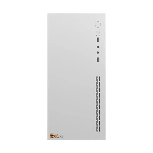 PC Power Pro Box V7 Mid Tower White Micro-ATX Desktop Case with Standard PSU (USB 2.0)