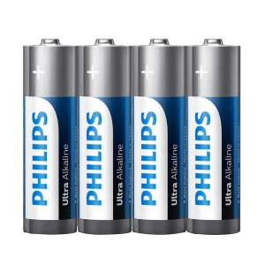 Philips Ultra Alkaline AA/LR6 1.5V Alkaline Battery (AAx4) #LR6E4B/10