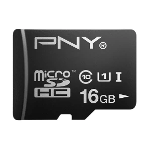PNY 16GB MicroSDHC class-10 UHS-I Memory card With Adapter