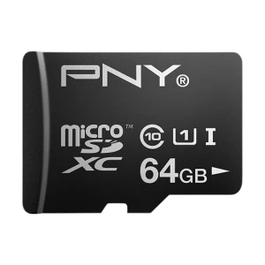 PNY 64GB MicroSDXC class-10 UHS-I Memory card With Adapter