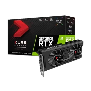 PNY GeForce RTX 3050 XLR8 Gaming REVEL EPIC-X RGB Dual Fan 8GB GDDR6 Graphics Card #VCG30508DFXPPB
