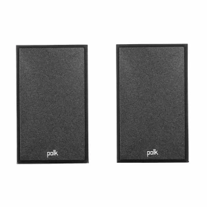 Polk Monitor XT15 Wired Black Compact Bookshelf Speaker (Pair)