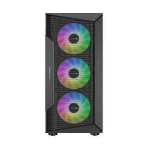 Power Train A801B Mid Tower Black ATX Gaming Desktop Casing