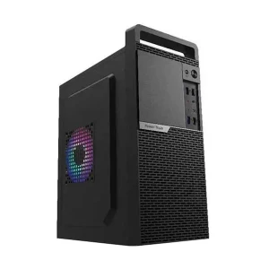 Power Train PT-M377BH Mid Tower Black Micro-ATX Desktop Case with Standard PSU