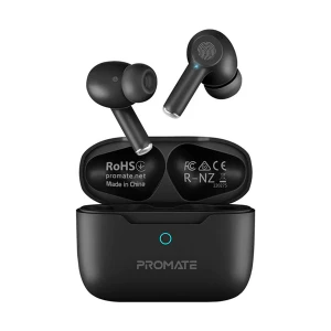 Promate ProPods Black TWS Bluetooth ANC Earbuds
