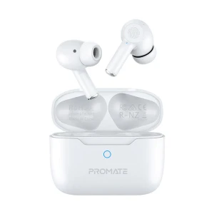 Promate ProPods White TWS Bluetooth ANC Earbuds