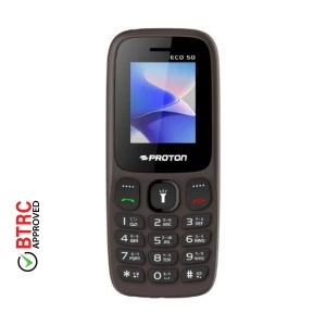 Proton Eco 50 Brown Feature Phone (Dual Sim)