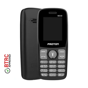 Proton ECO Midnight Black Feature Phone (Dual Sim)