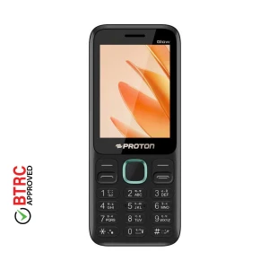 Proton Glow Premium Black Feature Phone (Dual Sim)