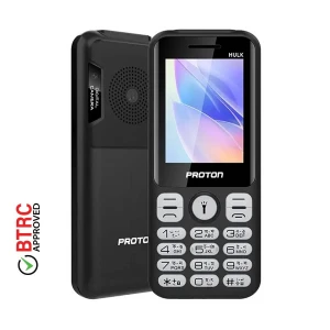 Proton HULK Black Feature Phone (Dual Sim)