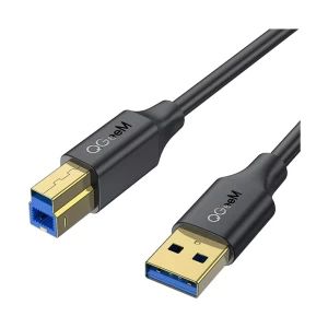 Qgeem USB Type-A Male to Type-B Male 1.8 Meter Black Printer Cable # CVQ20-18
