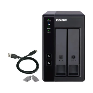 QNAP TR-002 2 Bays Tower Expansion Unit Network Storage (3 Year Warranty)