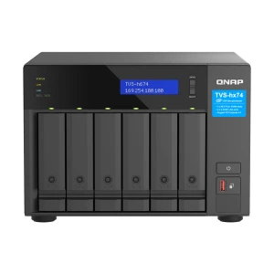 QNAP TVS-h674-i3-16G 6 Bay Tower Intel Core i3-12100 Network Storage (3 Year Warranty)