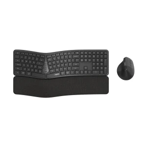 Rapoo 8810ME Black Wireless (Dual Mode) Keyboard & Mouse Combo with Wrist Pad