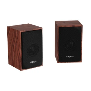 Rapoo A81 2:0 Wired Brown Compact Stereo Speaker