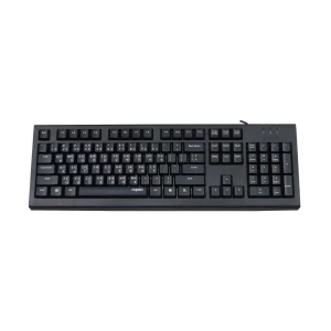 Rapoo NK1800 USB Optical Black Keyboard with Bangla