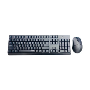 Rapoo X1500 Wireless Black Optical Keyboard & Mouse Combo with Bangla