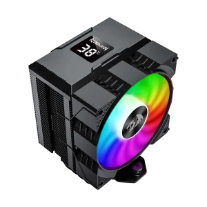 Redragon CC-1014 ARGB Black Air CPU Cooler with Temperature Display