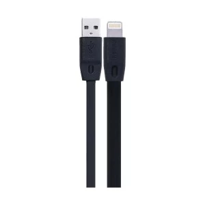 Remax USB Male to Lightning, 1 Meter, Black Data Cable # RC-001i