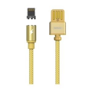 Remax USB Male to Lightning Gold 1 Meter Charging Cable #RC-095i