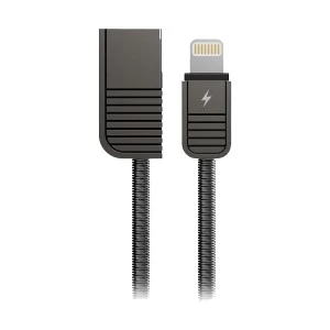 REMAX USB Male to Lightning Black 1 Meter Data Cable #RC-088i