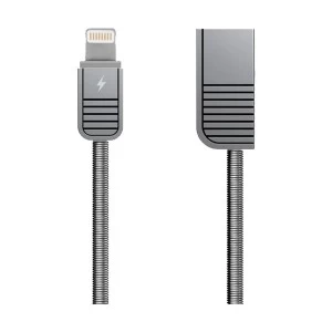 REMAX USB Male to Lightning Silver 1 Meter Data Cable #RC-088i