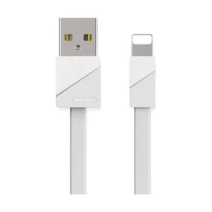 Remax USB Male to Lightning,1 Meter, White Data Cable # RC-105i