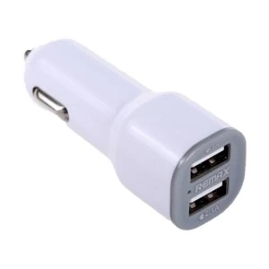 REMAX RCC201 Jane Series 2 USB 2.1 A White Car Charger