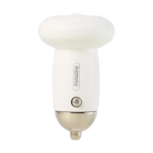 REMAX RCC210 Mushroom-Head Series Dual USB 2.1 A White Car Charger