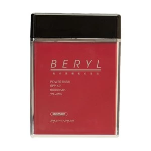 REMAX RPP-69 Beryl Series 8000mAh Red Power Bank