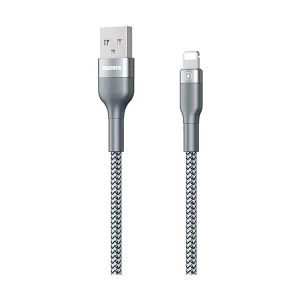 REMAX USB Male to Lightning Silver 1 Meter Data Cable #RC-064i