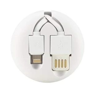 REMAX USB Male to Lightning White 1 Meter Data Cable #RC-099t