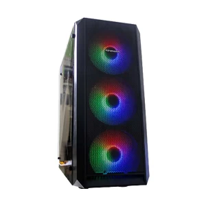 Revenger A1 RGB Mid Tower Black ATX Gaming Desktop Casing