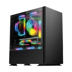 Revenger EVO RGB Mid Tower Black ATX Gaming Desktop Casing