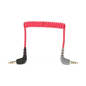 RODE SC7 3.5mm TRS Male to TRRS Male, 0.4 Meter, Red Audio Cable