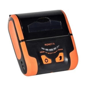 Rongta RPP300BUW Portable Mini 80mm Pocket Mobile POS Thermal Receipt Printer with Bluetooth+USB+WiFi interfaces (Orange-Black Color)