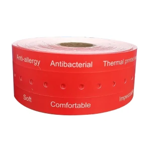 Rongta Thermal Antibacterial Wristband Paper Roll for RPW210 Printer (Adult-Red) (100 PCs)